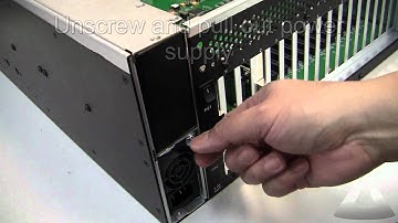 How to Install Redundant Power Supply in ExpressBox 16 Basic (EB16)