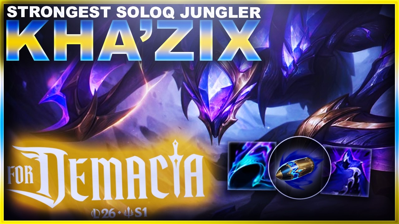 KHA'ZIX IS THE BEST JUNGLER IN SOLOQ! WE POP OFF!