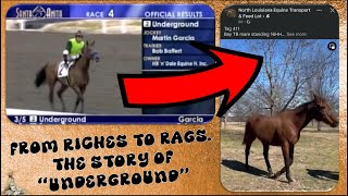 Riches to rags. 💰 The story of UNDERGROUND. @SantaAnitaParkLive #horseracing