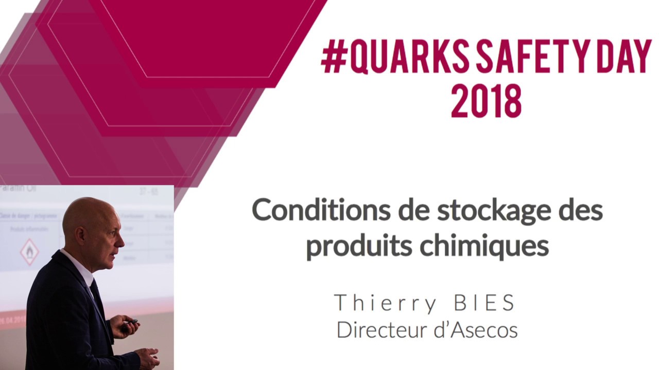 RISQUE CHIMIQUE - Conditions de stockage des produits chimiques