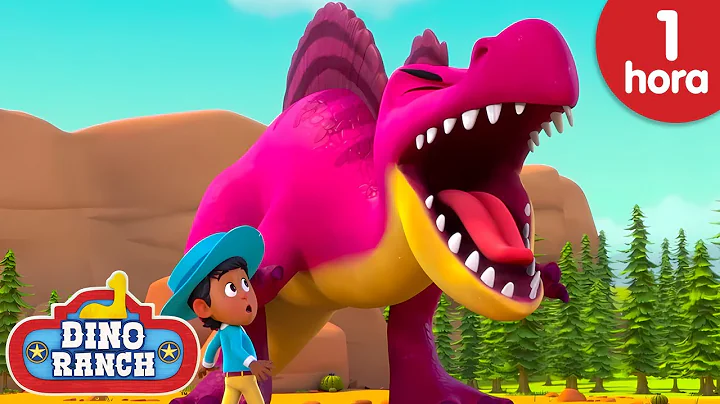 ¡Detengan a Thunderfoot!  | 1 Hora de Dino Ranch Español