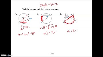 Geometry 10.4 Notes Inscribed Angles and Polygons