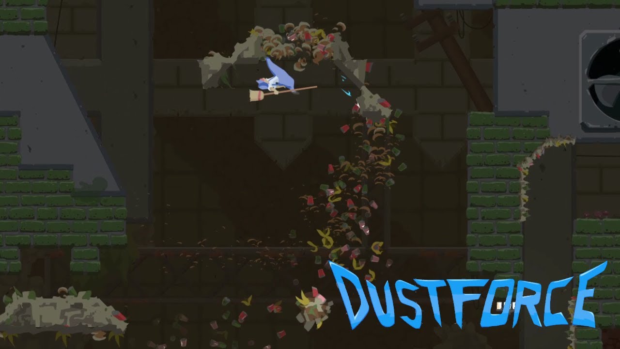 Dustforce - Entering the City of the Trashking (Part 4) - YouTube