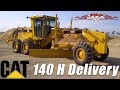 Delivering A Caterpillar 140H Motor Grader