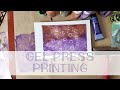 Gel Press - Gel Plate Printing - Watch me FAIL!