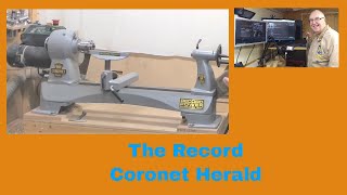 Record Power Coronet Herald - Woodturning lathe overview