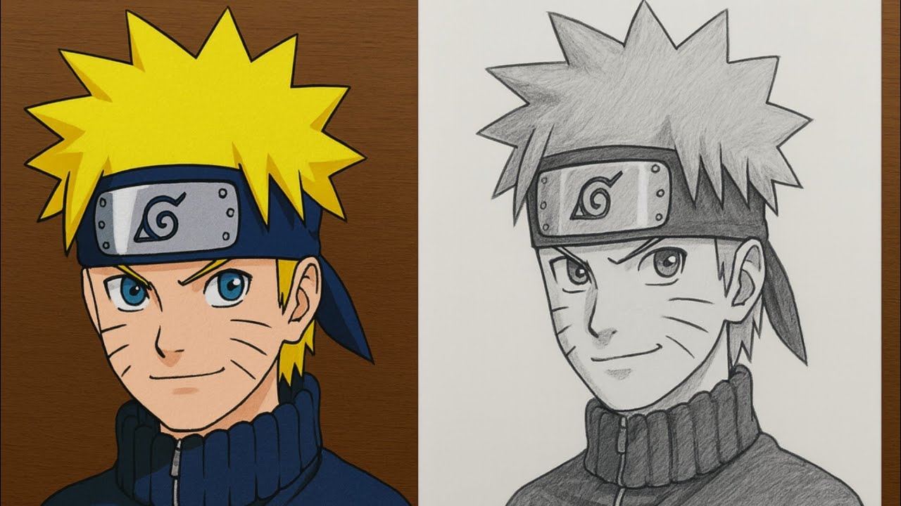 Naruto Uzumaki Pencil Drawing | Step by Step / Naruto Drawing Tutorial ...