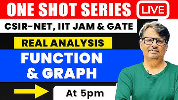 Real Analysis | Function & Graph in One Shot by GP Sir