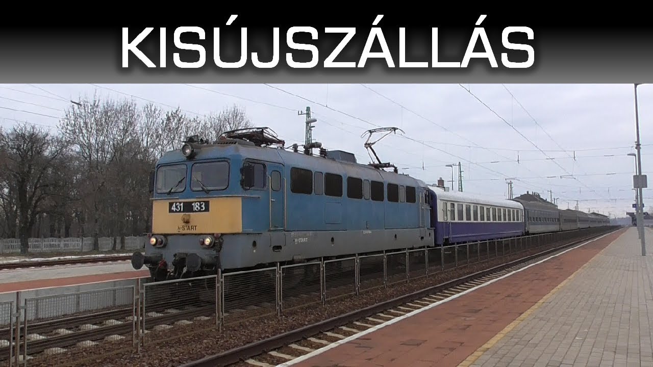 Vonatok Kisújszálláson / Trains in Kisújszállás