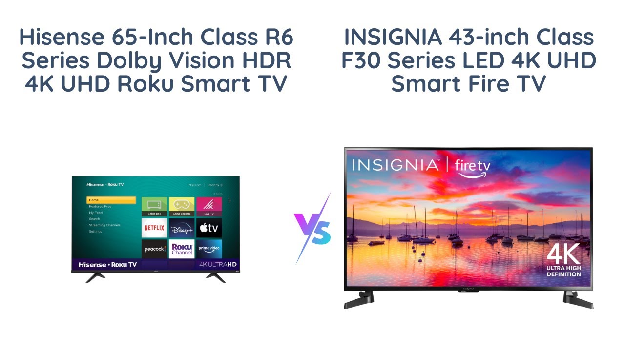 Hisense 65Inch vs INSIGNIA 43Inch Which is better? YouTube