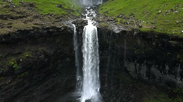Fossa Falls Faroe Islands