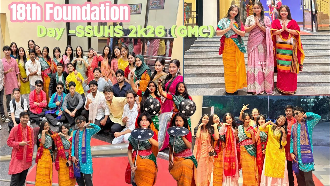 18th Foundation Day-SSUHS 2k26 (GMC)✨#vlog#medicalstudent#assam#guwahti#foundationday#collegelife