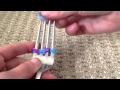 How to make a twizzler loom band on a fork