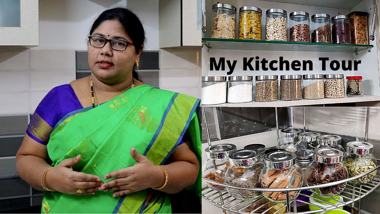 నేను నా కిచెన్ ఎలా సర్దుకున్నానో చూపిస్తాను రండి  My Kitchen Tour - ManaChef