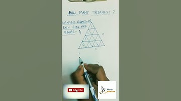 How to count the triangles?how many triangles are there?counting figures