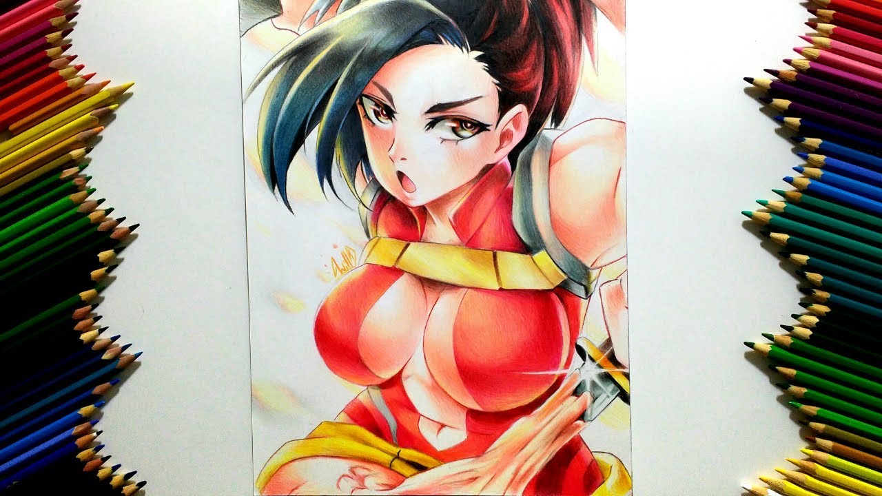 Drawing - Momo Yaoyorozu ( Boku no hero 僕のヒーローアカデミア )
