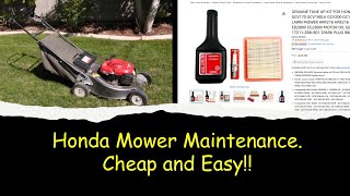 Honda Mower maintenance under 5 min