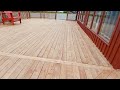 New Deck for Hartland,NB Tourist Bureau.