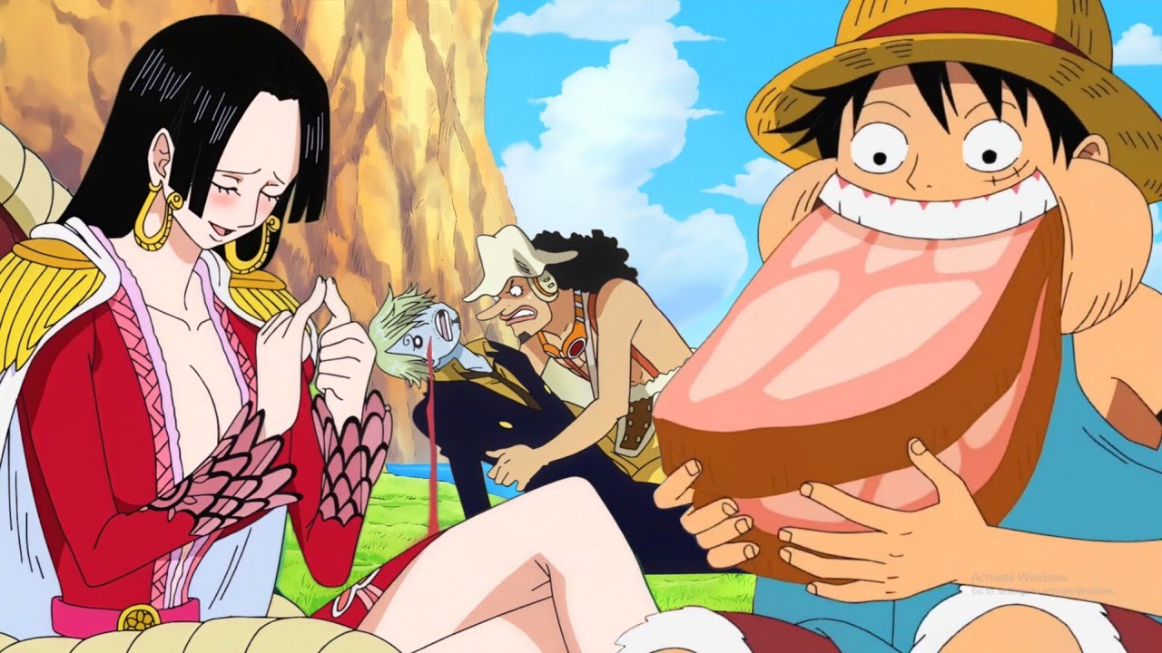 Every Single Luffy and Boa Hancock Moments in One Piece | Compilation