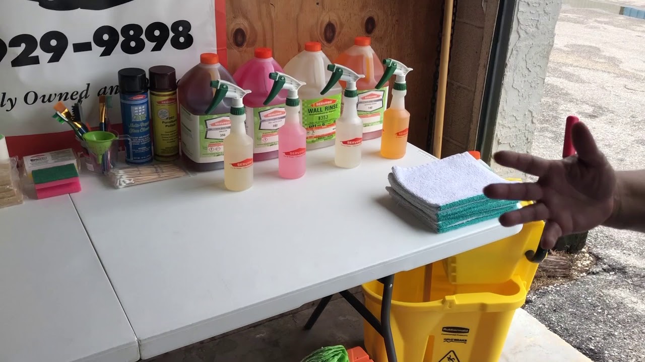 SERVPRO content cleaning YouTube