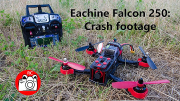 Eachine Falcon 250 Crash footage in Kyiv, Ukraine!