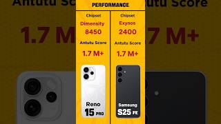😱 Oppo Reno 15 Pro vs Samsung S25 Fe Full Specs Comparison ⚡ #youtubeshorts