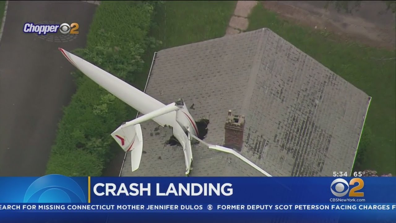 Pilot, Homeowner Survive After Plane Crashes Into CT House - YouTube