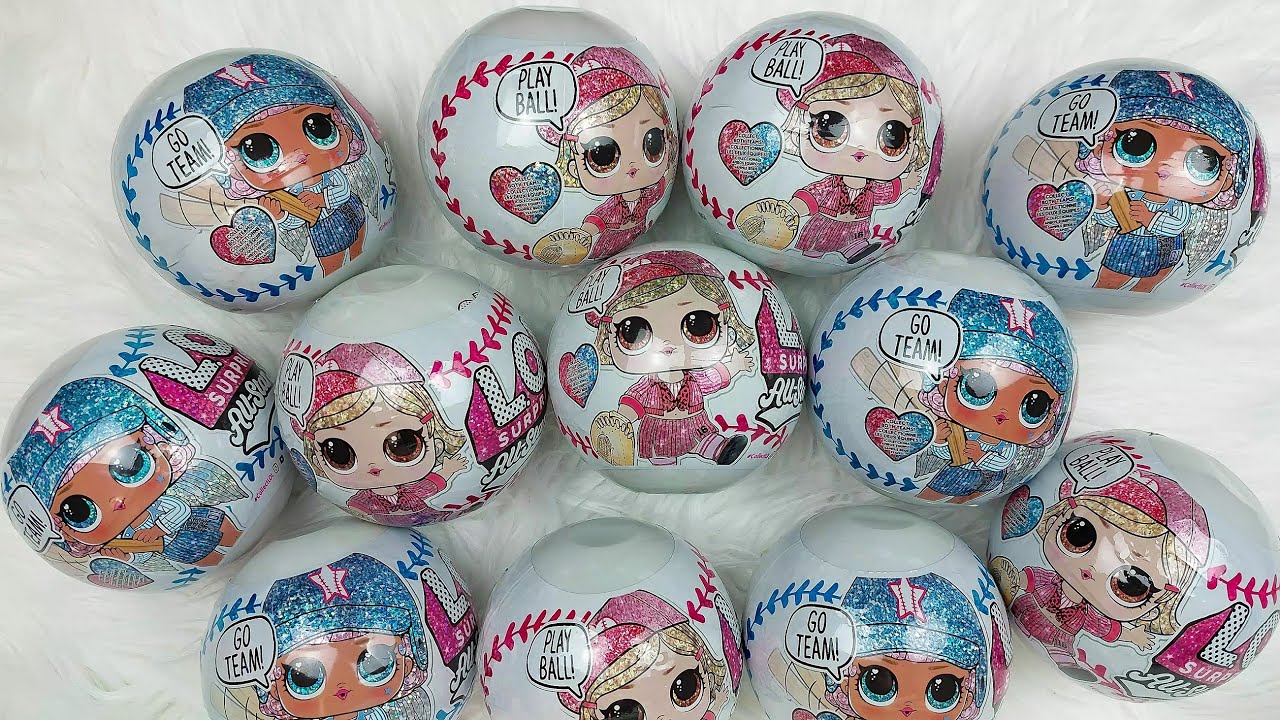 MYSTERY LOL Surprise Toys! All Star Sports Serie 1 ASMR unboxing sounds NO TALKING 