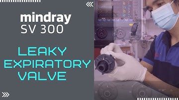 HOW TO REPAIR MINDRAY SV 300 VENTILATOR - ( PRESSURE SENSOR-EXPIRATORY VALVE TEST - FAILED )