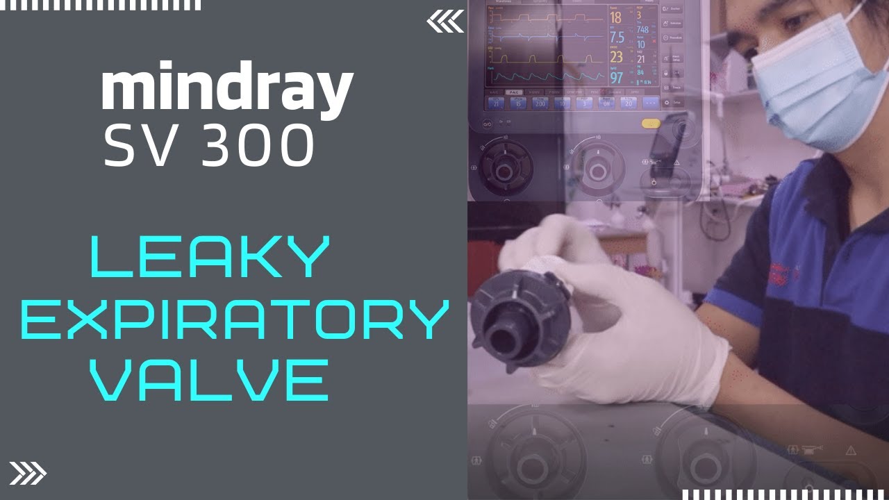 HOW TO REPAIR MINDRAY SV 300 VENTILATOR ( PRESSURE SENSOREXPIRATORY