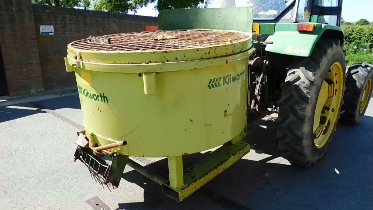 KILWORTH PAN CONCRETE MIXER TRACTOR PTO YouTube