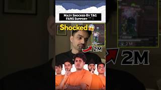 Mazy Shocked By TAG Fans Support 🖤🔝😱 #jonathan #neyo #bgmi #soul #s8ul #scout