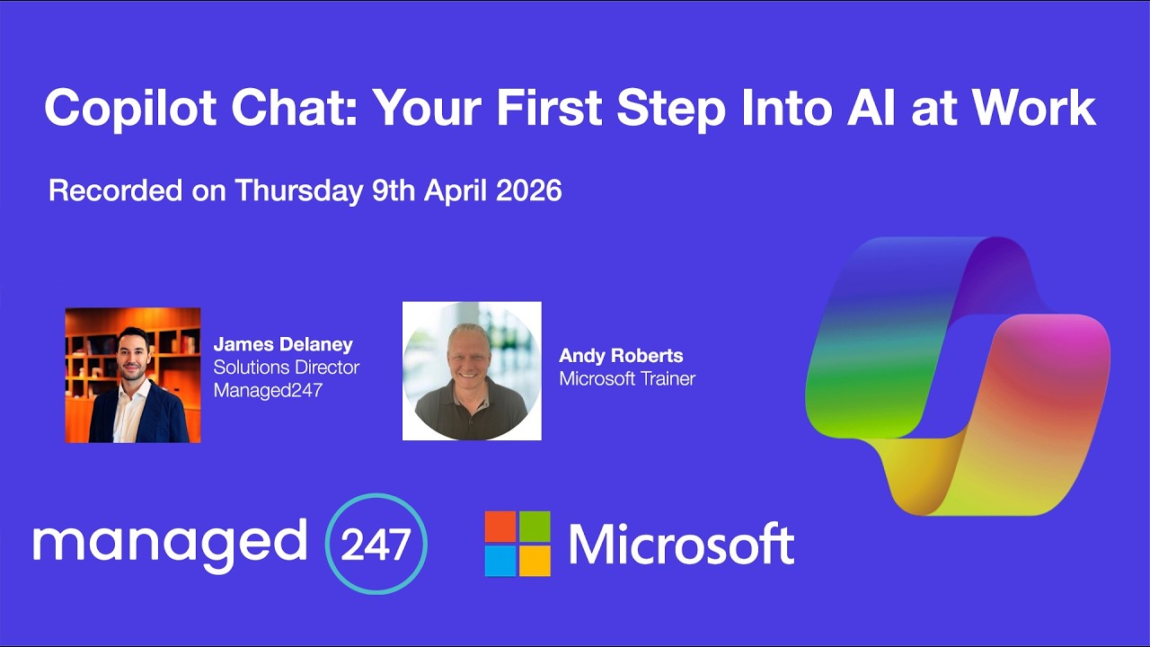 Microsoft Copilot Chat - Your First Step into AI at Work - YouTube