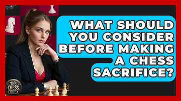 What Should You Consider Before Making A Chess Sacrifice? - The Chess Codex