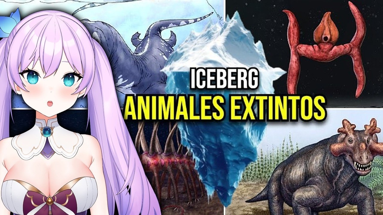 Kyria REACCIONA a EL ICEBERG de los ANIMALES EXTINTOS más RAROS y PERTURBADORES