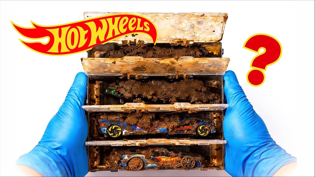 I Cleaned the Dirtiest Hot Wheels | asmr cleaning 2