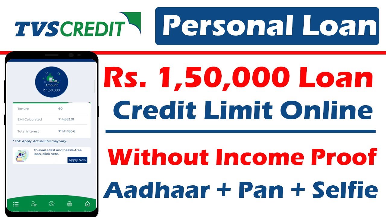 Tvs credit Personal Loan online tvs credit saathi Insta Loan online