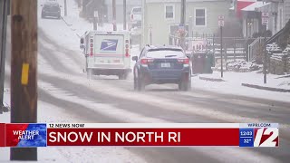 Wintry mix in Woonsocket creates slick roads, safety concerns