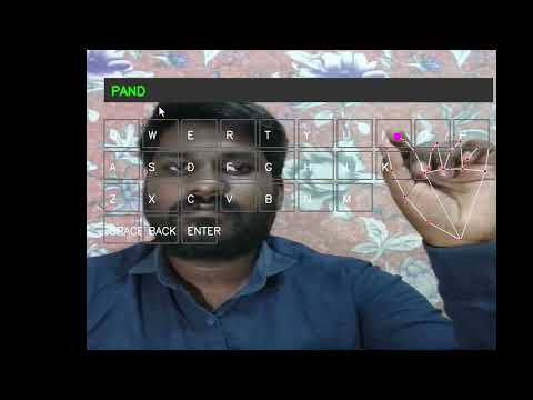 🤖🧠⌨️ AI-Powered Virtual Keyboard Using MediaPipe Hand