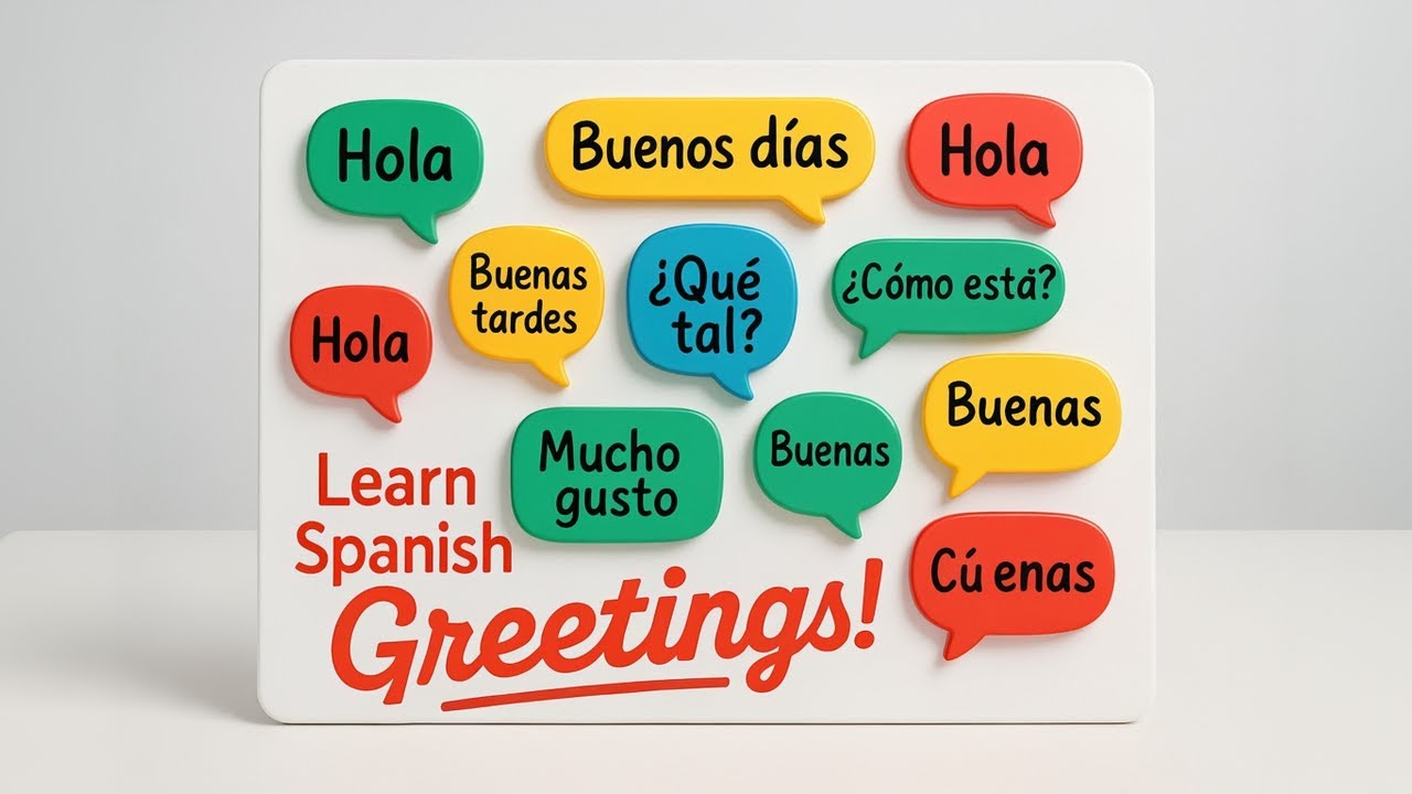 Learn 12 Spanish Greetings in 10 Minutes - YouTube