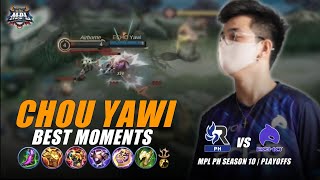 Best Moments Chou Yawi MPL PH Season 10 PlayOffs