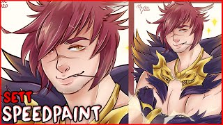 【Speedpaint】Sett from League of Legends