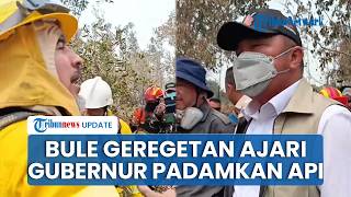 Momen Bule Brazil Geregetan Ajari Gubernur Sumsel Padamkan Api Gambut: Put Your Hand Here!