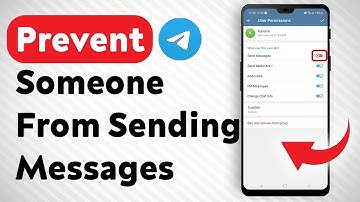 How To Prevent Someone From Sending Messages In Telegram Group
