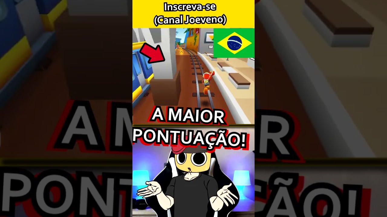 A MAIOR PONTUAÇÃO DO SUBWAY SURFERS #Shorts 