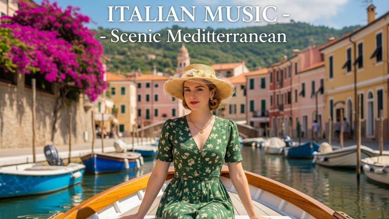 Timeless Italian Coast 🎶 Romantic Mediterranean Music with Cinematic 4K Views