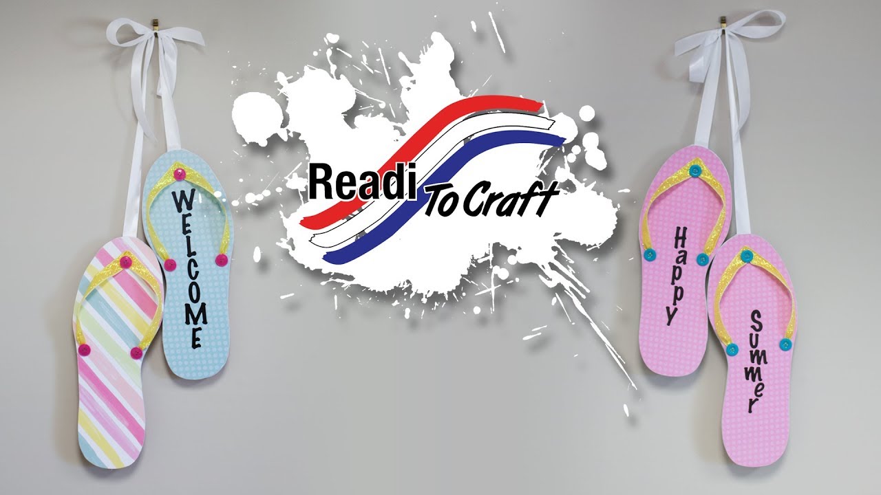 Readi to Craft: Flip Flop Sign
