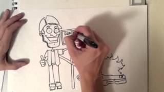 Asbestos cartoon video