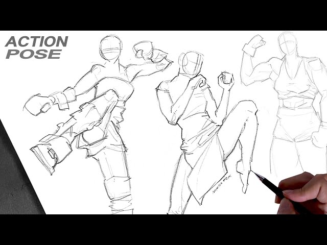 Female Action Poses | Masters Of Anatomy