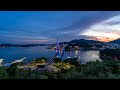 여수 돌산대교 일몰 타임랩스 | 저작권 무료 영상 | 4K